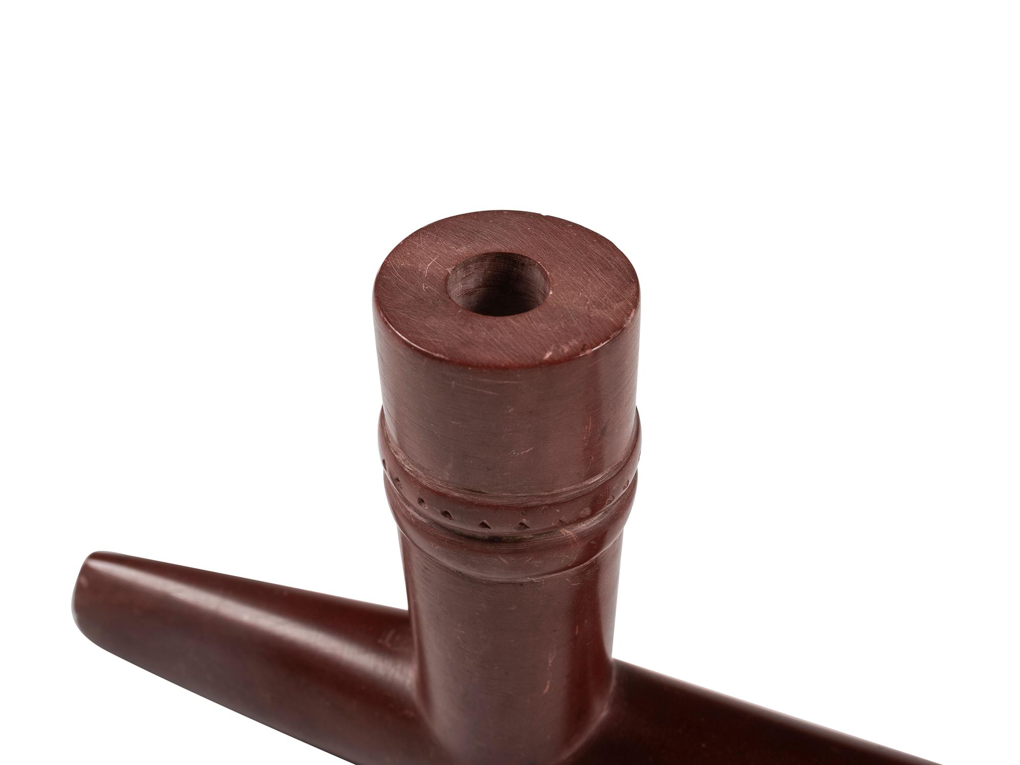 Plains Pipe Stem and Catlinite Bowl