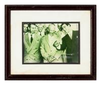 A Group of Six Photographs of Notable Politicians Formerly Displayed at Mike Ditka’s Restaurant
