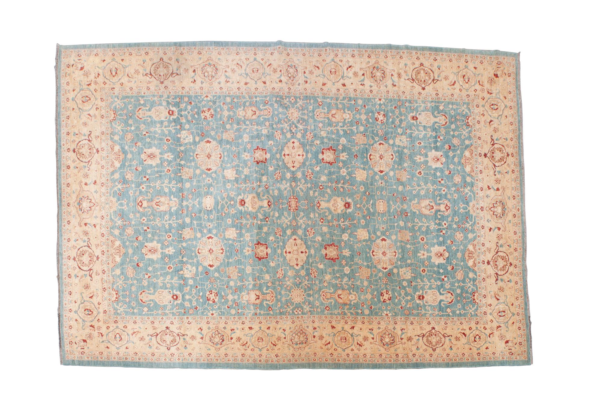 An Indo-Persian Wool Rug 17' 7 " x 12' 7" — 20TH CENTURY