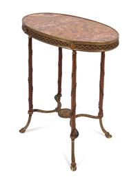 A Louis XVI Gilt-Metal-Mounted Gueridon