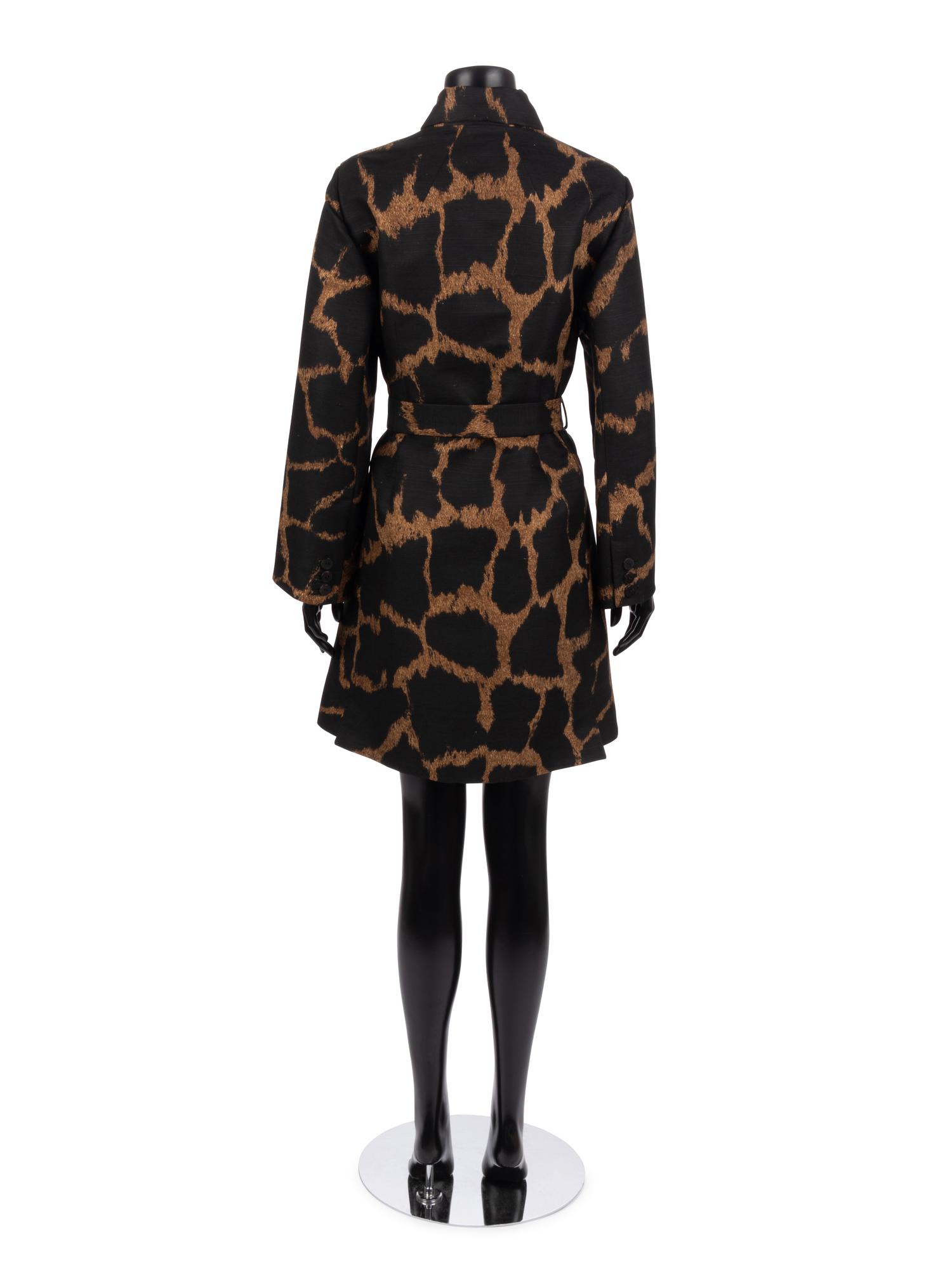Chado Ralph Rucci Giraffe Print Jacket, 1990-2000s