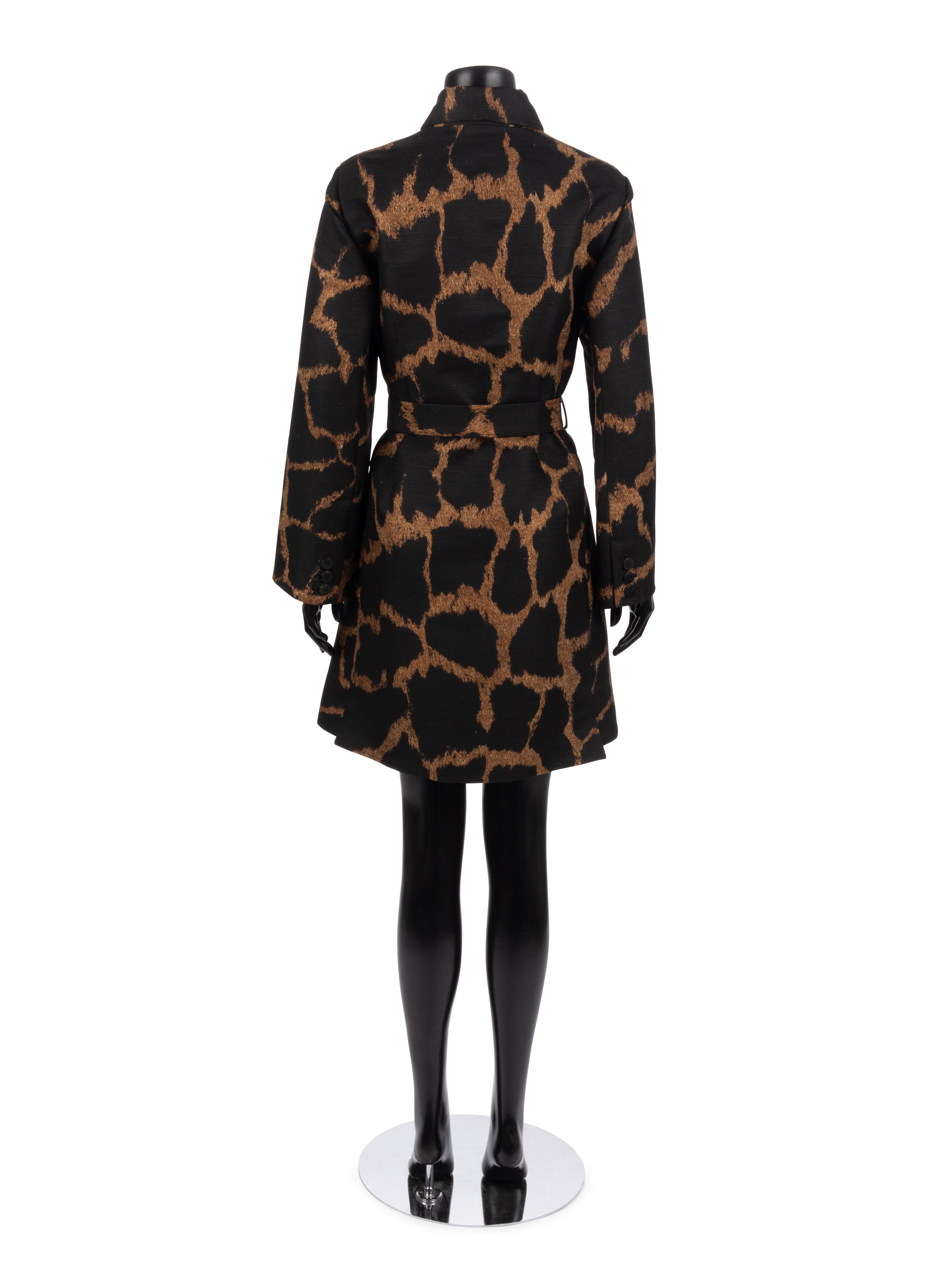 Chado Ralph Rucci Giraffe Print Jacket, 1990-2000s