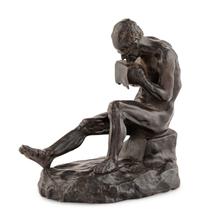A French Bronze of a Seated Male Figure