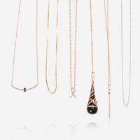 A Miscellaneous Collection of Gold Chains