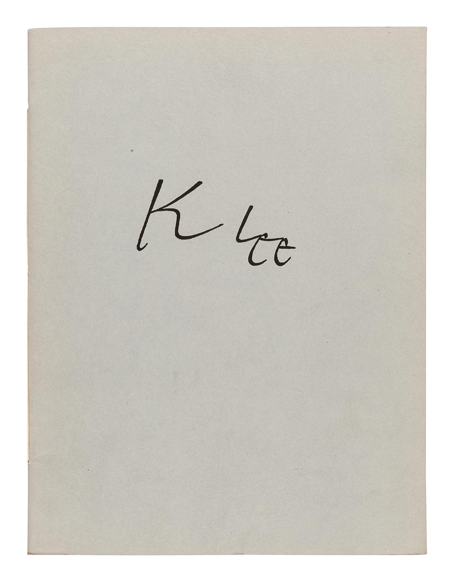[KLEE, Paul (1879-1940)]. GROHMANN, Will. The Drawings of Paul Klee . New York: Curt Valentin, 1944.