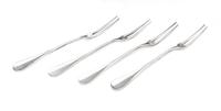 A Set of Four French Silver Forks, Ercuis, Paris, 20th Century, each with two tines.