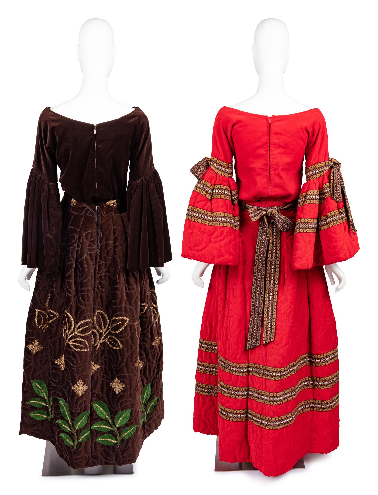 Two Adolfo Two-Piece Ensembles, 1969
