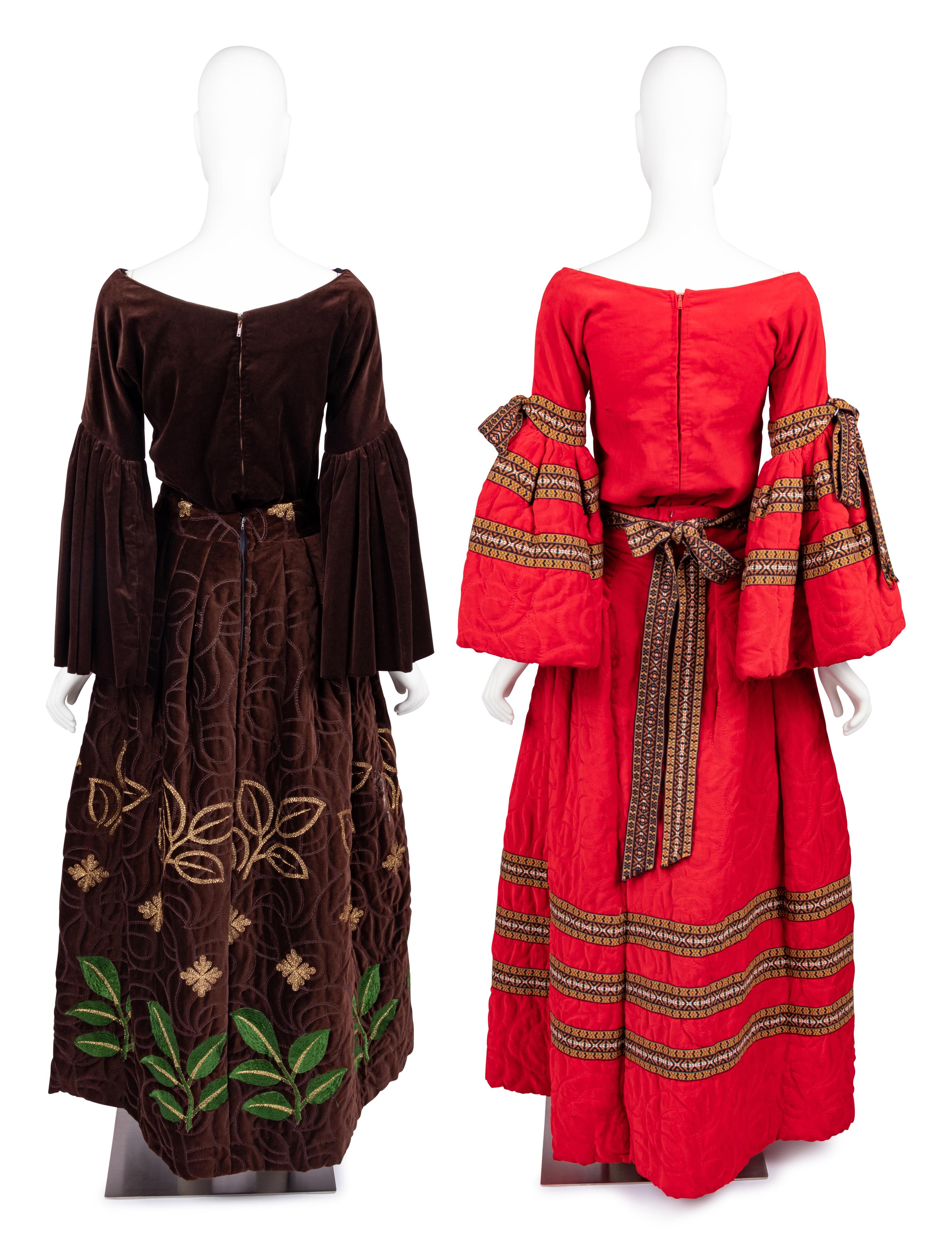 Two Adolfo Two-Piece Ensembles, 1969