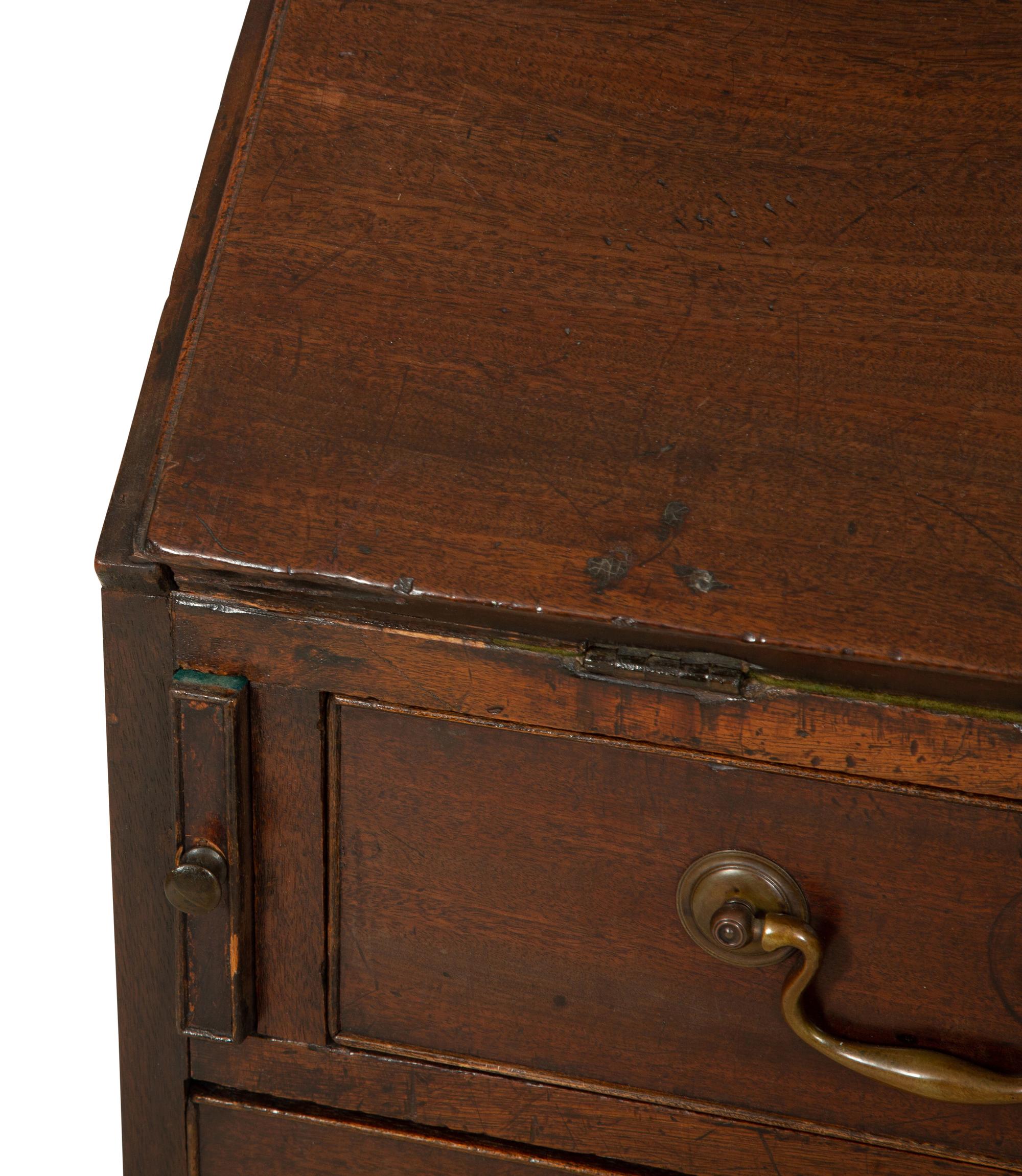 A George III Mahogany Fall-Front Desk