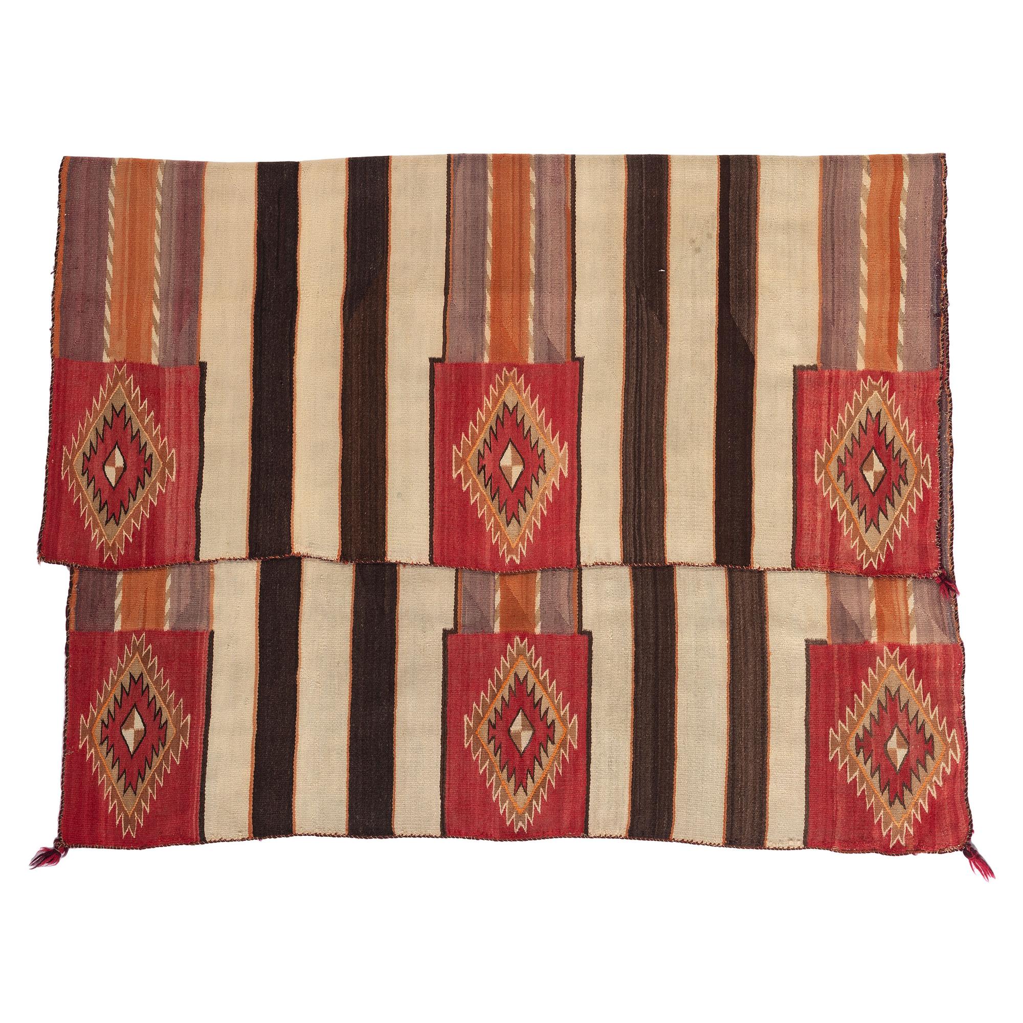 Navajo Third Phase Pattern Blanket / Rug