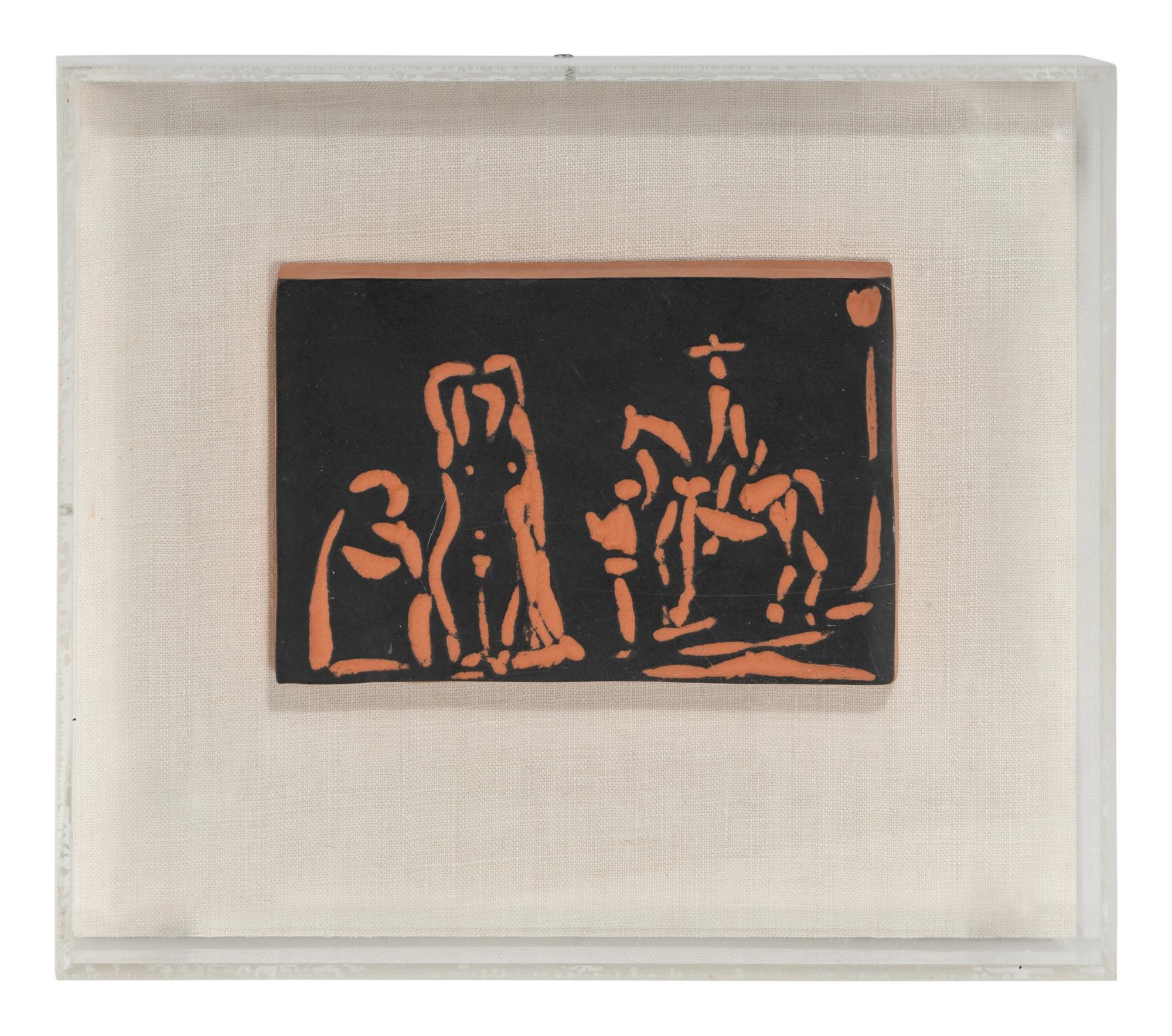 Personnages et cavalier (A.R. 540)