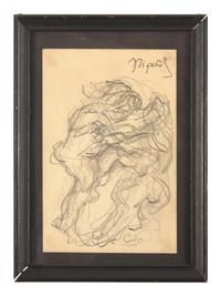 Study for Samson and the Lion