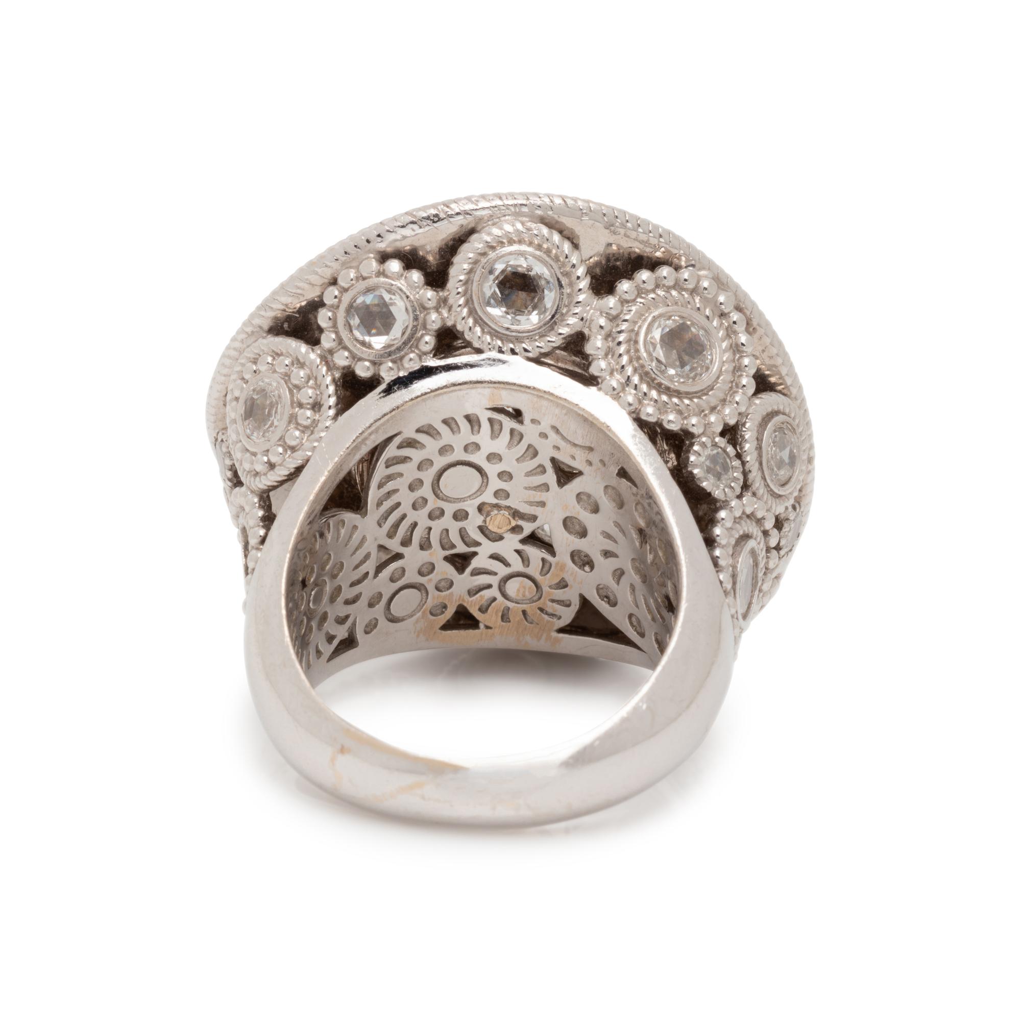 CARRERA Y CARRERA, WHITE GOLD AND DIAMOND RING