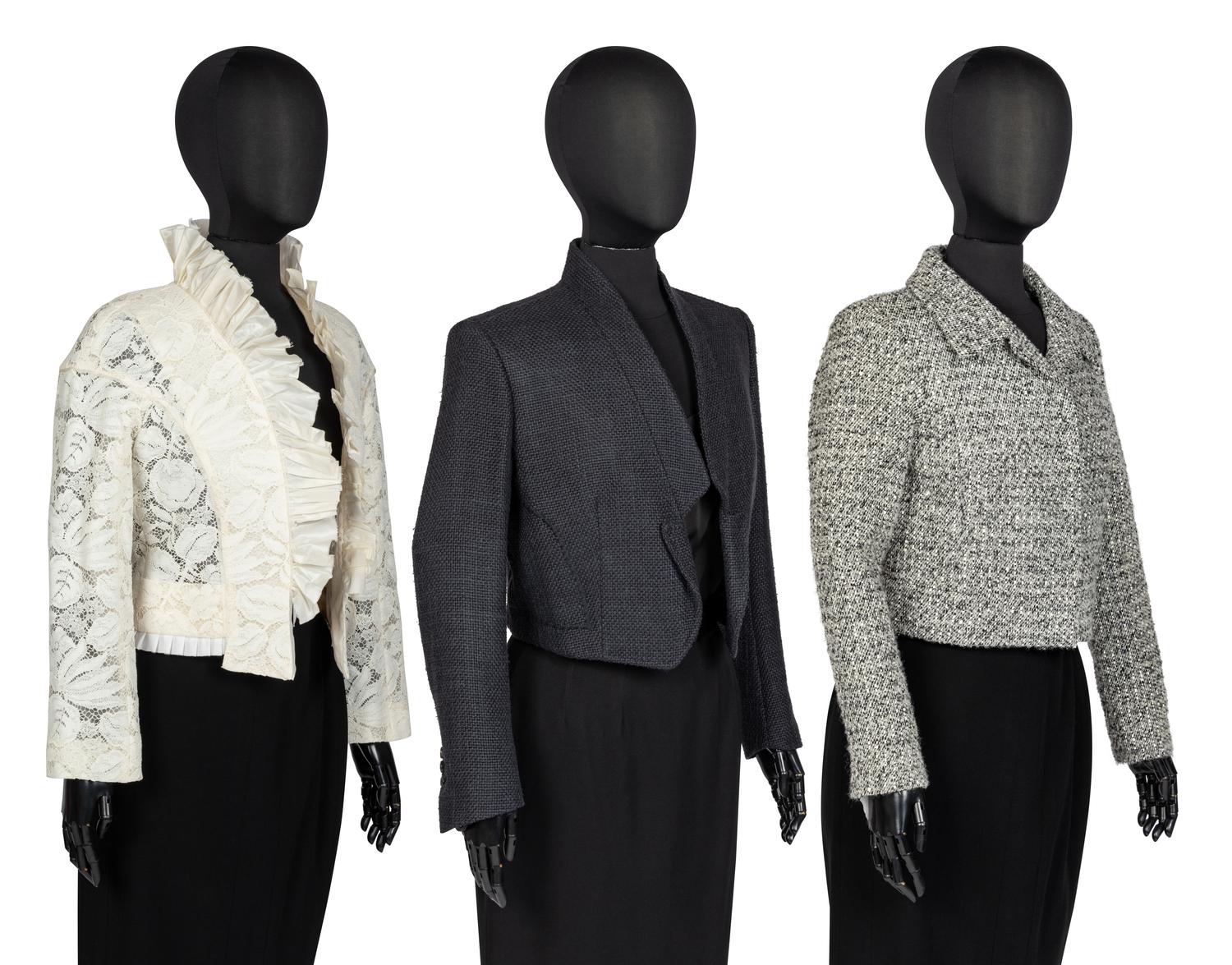 Three Designer Boleros: Two ODLR & One YSL Rive Gauche