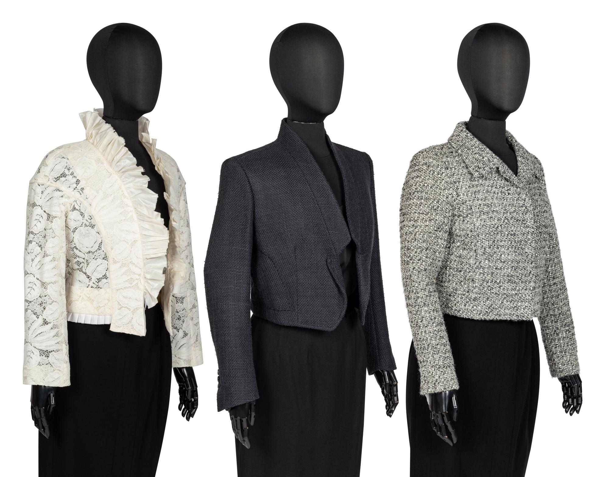 Three Designer Boleros: Two ODLR & One YSL Rive Gauche