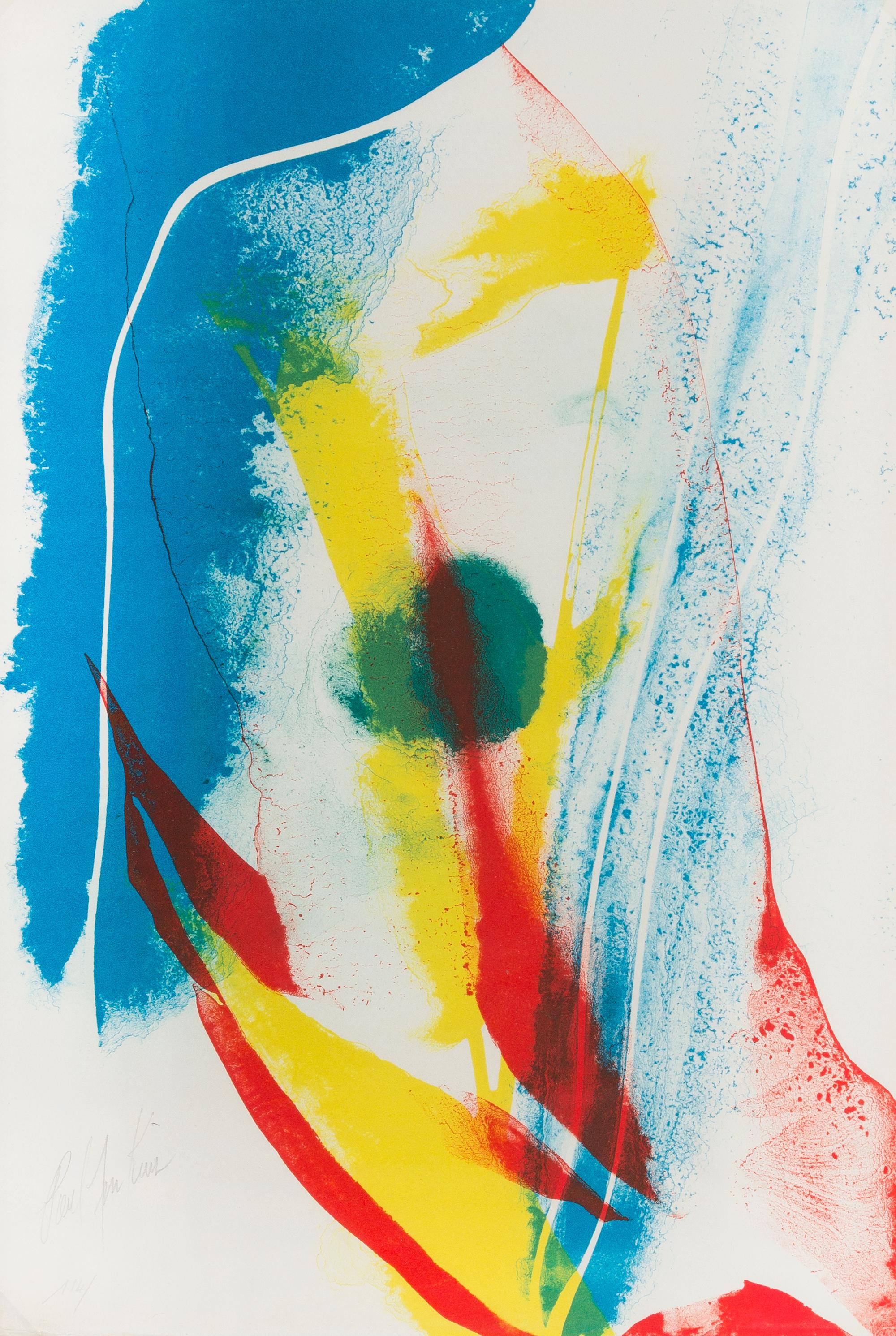 Paul Jenkins, (American, 1923-2012), Untitled (from Seeing Voice Welsh Heart portfolio), 1965
