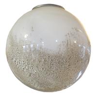 A Mid-Century Glass Pendant Light 13" W x 13" W x 61" H — Argentina, Circa 1950