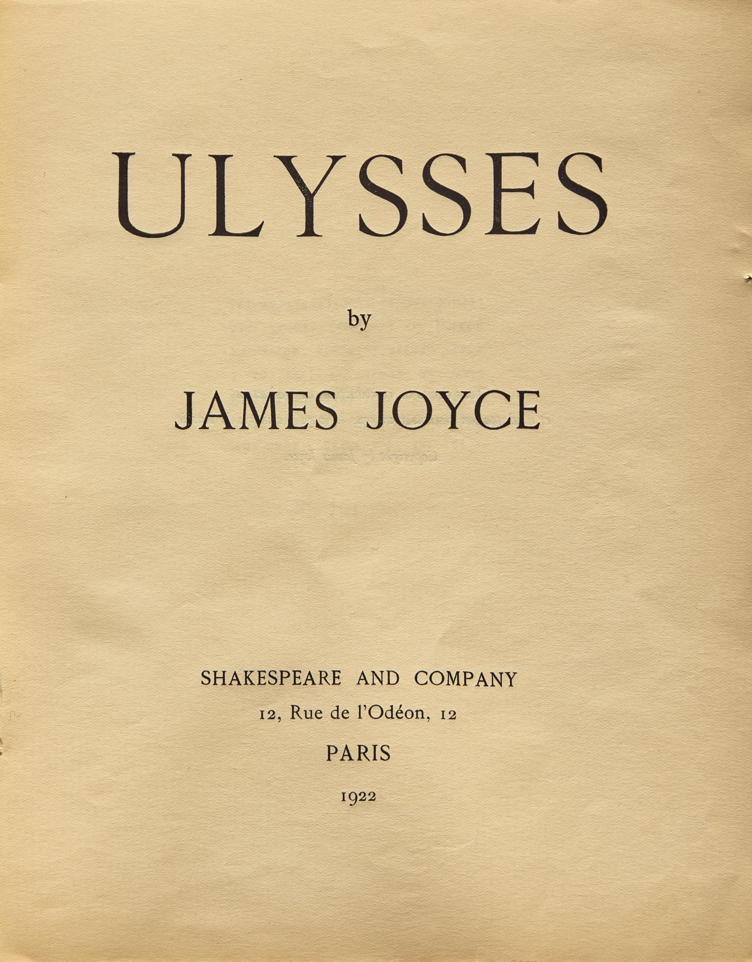 [Literature] Joyce, James. Ulysses