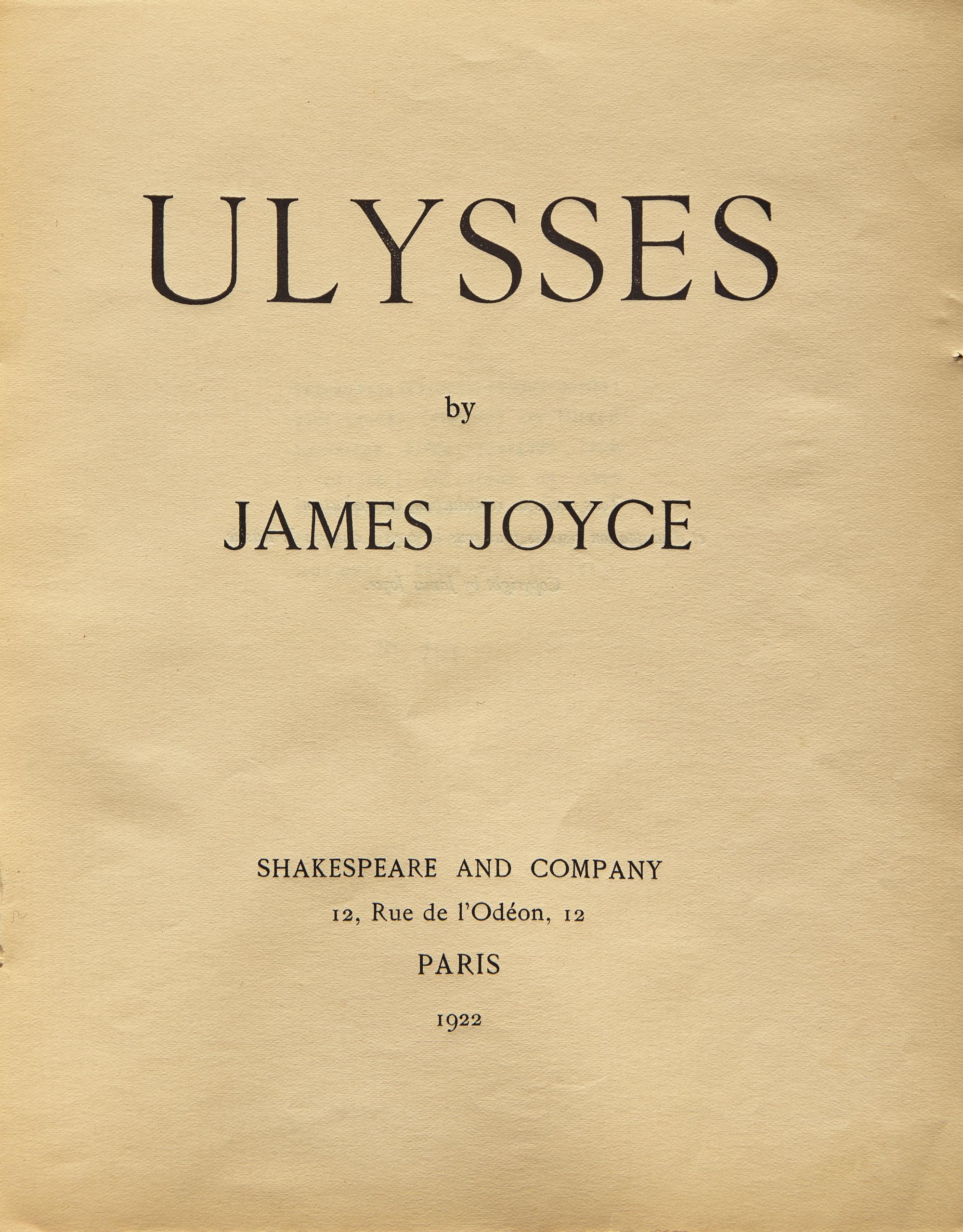 [Literature] Joyce, James. Ulysses