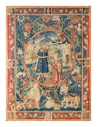 A Flemish Wool Tapestry Depicting the Martyrdom of St. Barbara