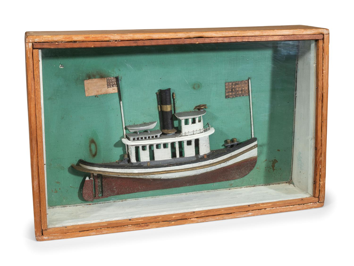 Three Miniature Ship Models