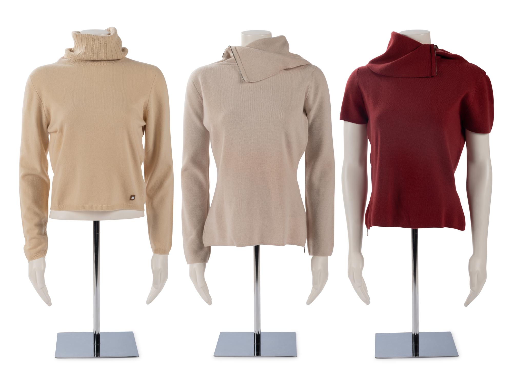 Three Chanel Knit Tops, Fall 2000-2001