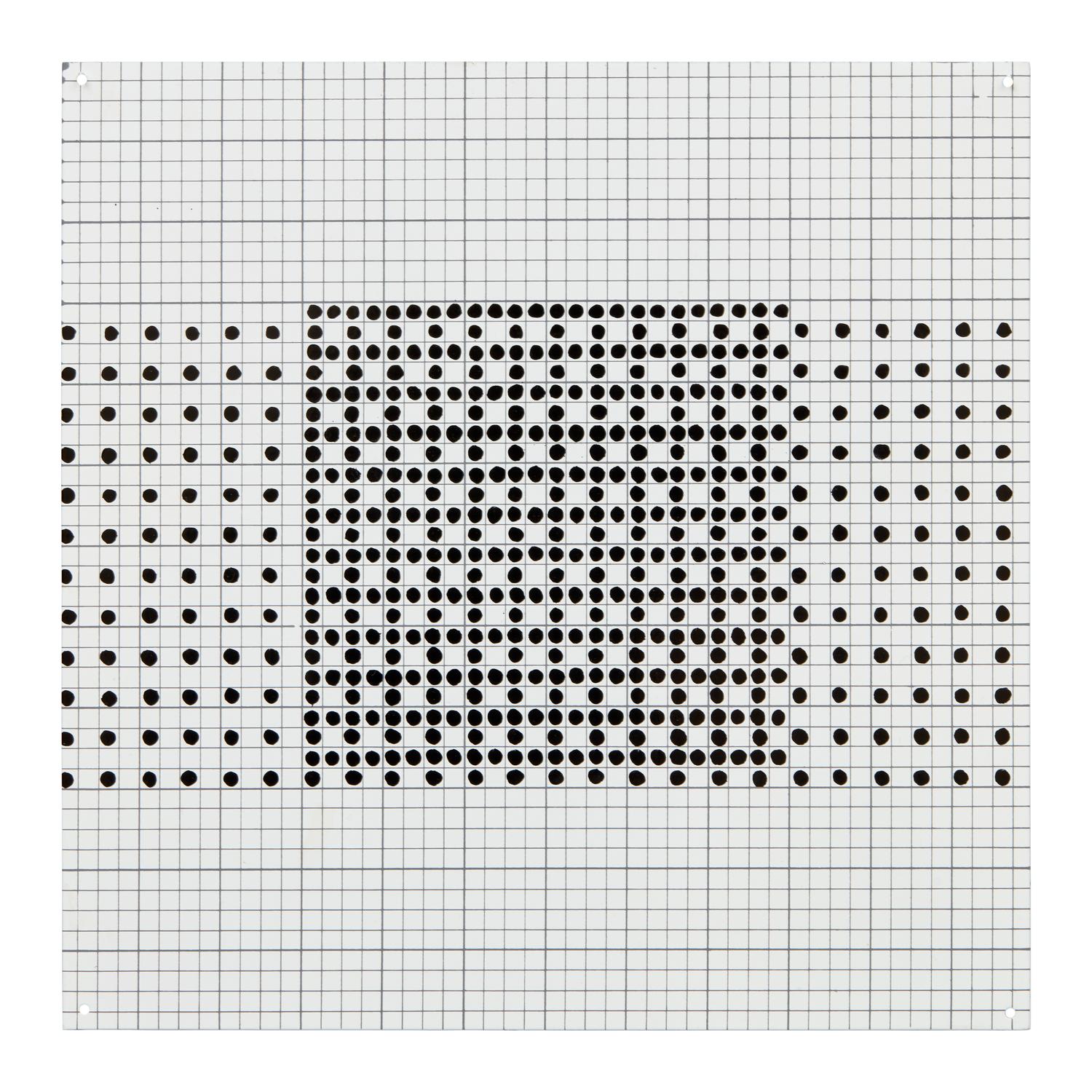 Black 6'' Squares Series #7, 1972