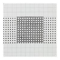 Black 6'' Squares Series #7, 1972