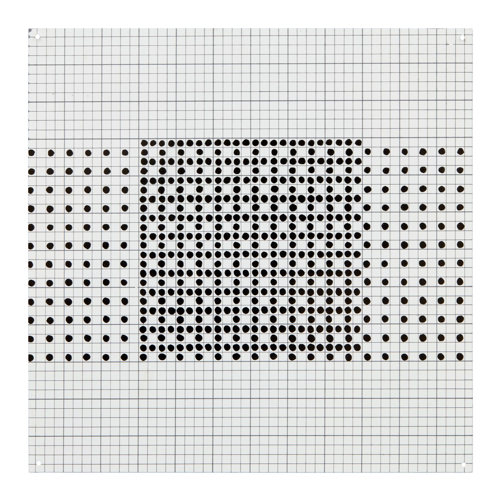 Black 6'' Squares Series #7, 1972