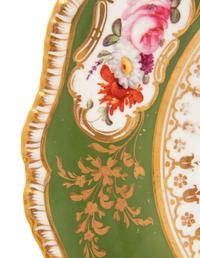 A Pair of Coalport Porcelain Dessert Plates