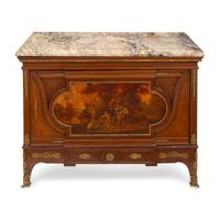 A French Gilt Metal Mounted and Vernis Martin Decorated Side Cabinet