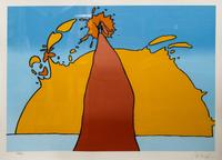 Peter Max, (American, b. 1937), Untitled (2 works)