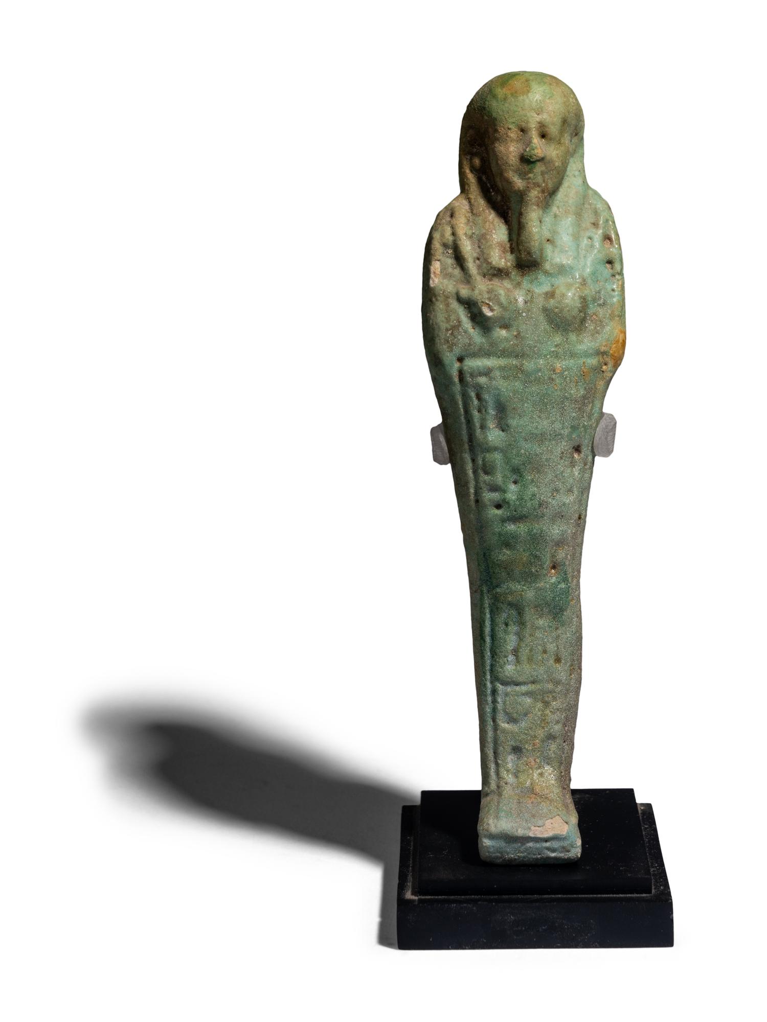 An Egyptian Faience Ushabti