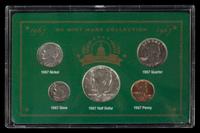 A Group of Three United States 5-Coin Mint Sets