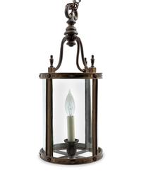 An English Brass and Glass Lantern