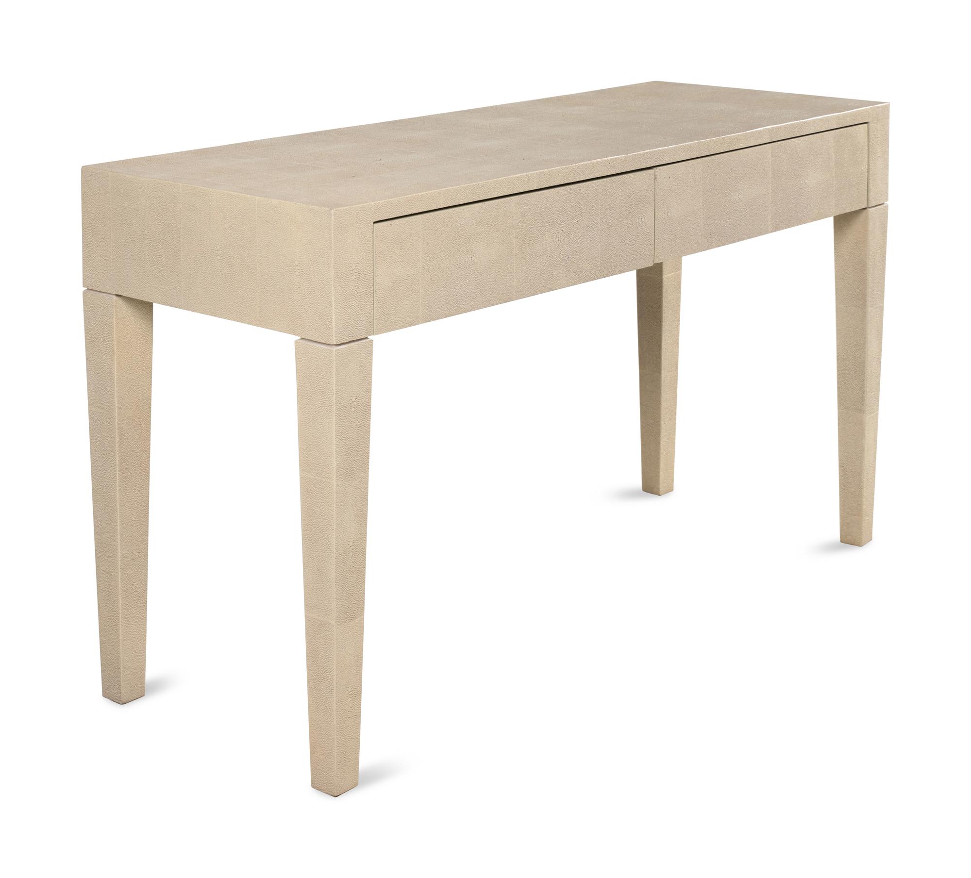 A Faux Shagreen Dressing Table