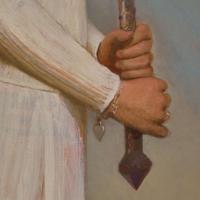 Bo Bartlett (American, B. 1955) Alexandra Holding a Magic Wand