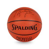 A Vintage Michael Jordan Signed Autograph Official NBA Spalding Basketball (Beckett Authentication Services Letter BAS Certified),