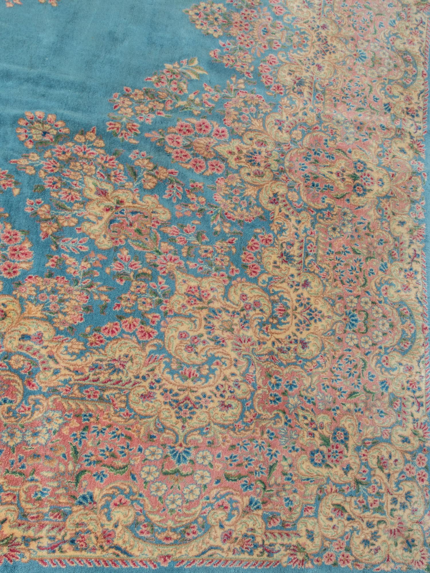 A Kirman Wool Rug