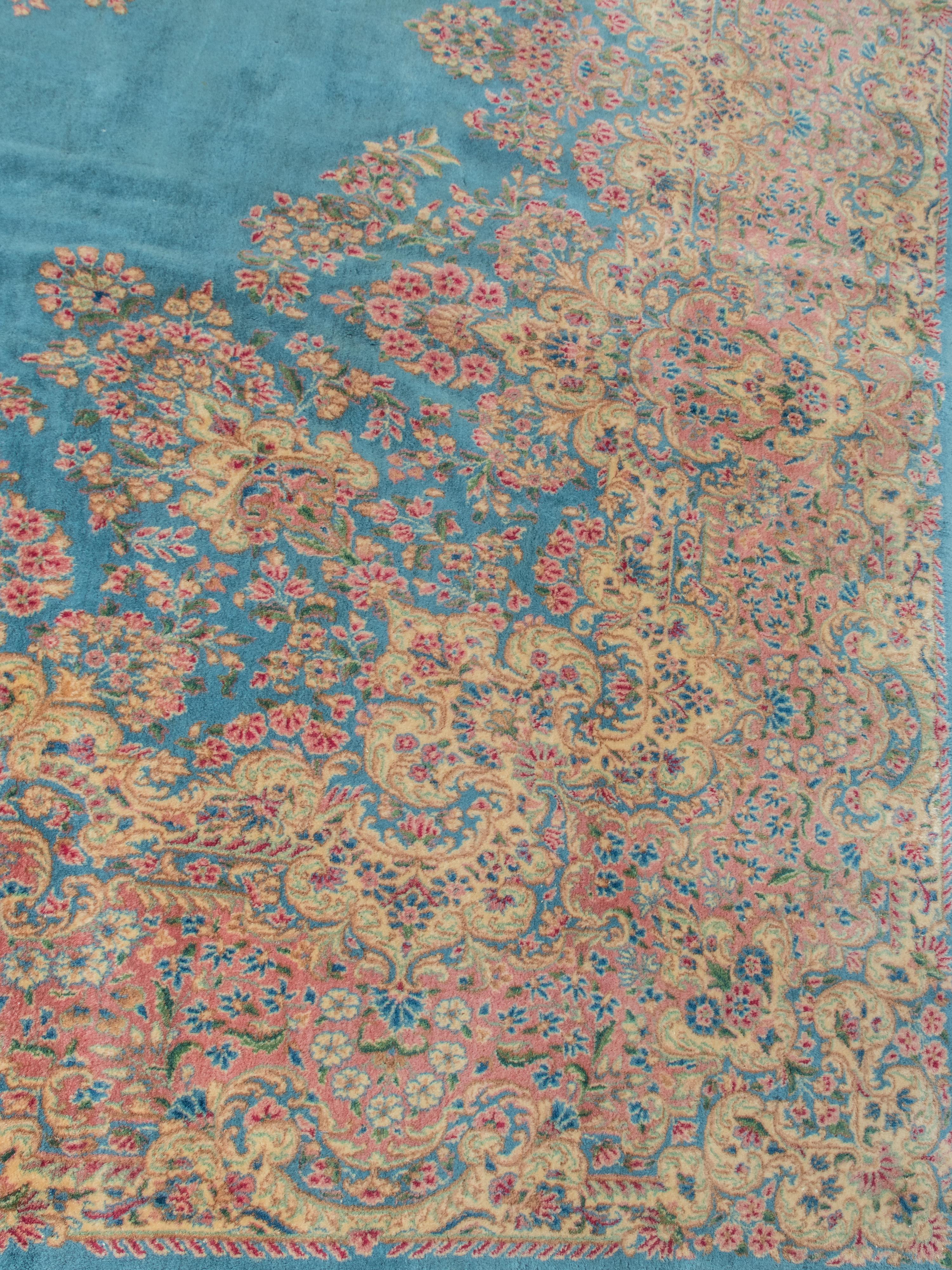 A Kirman Wool Rug