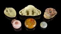 Six Chinese Stone Scholar's Objects