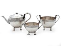 An American Silver Bachelor Suite of Three — Gorham, Providence, RI, circa 1871