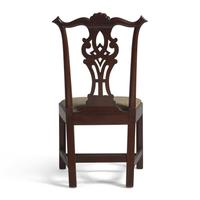 A Chippendale Carved Mahogany Side Chair