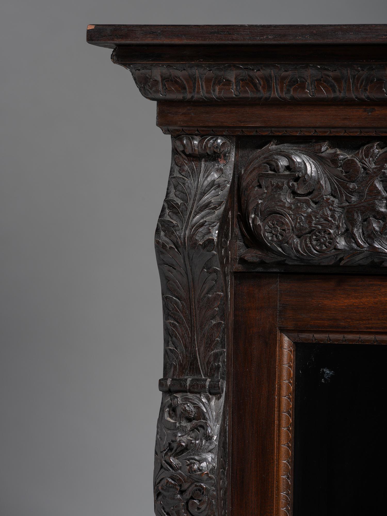 Cincinnati Art-Carved Cabinet Last Quarter 19th Century
