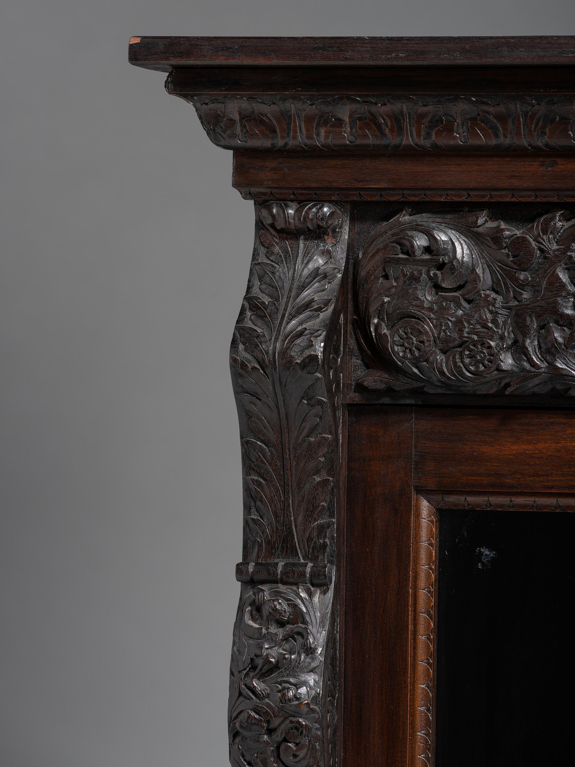 Cincinnati Art-Carved Cabinet Last Quarter 19th Century