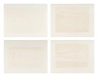 A Group of Four Prints ( Untitled Blue Landscape; Paysage; Nature Morte; Cortablon) , 1969