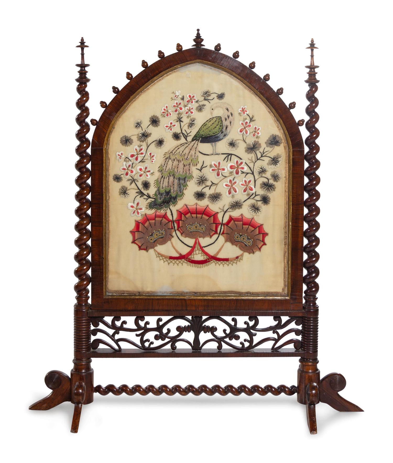 A Gothic Revival Firescreen