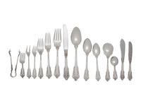 An American Silver Flatware Service