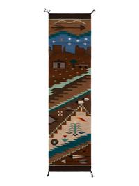 Navajo Pictorial Weaving, Day and Night