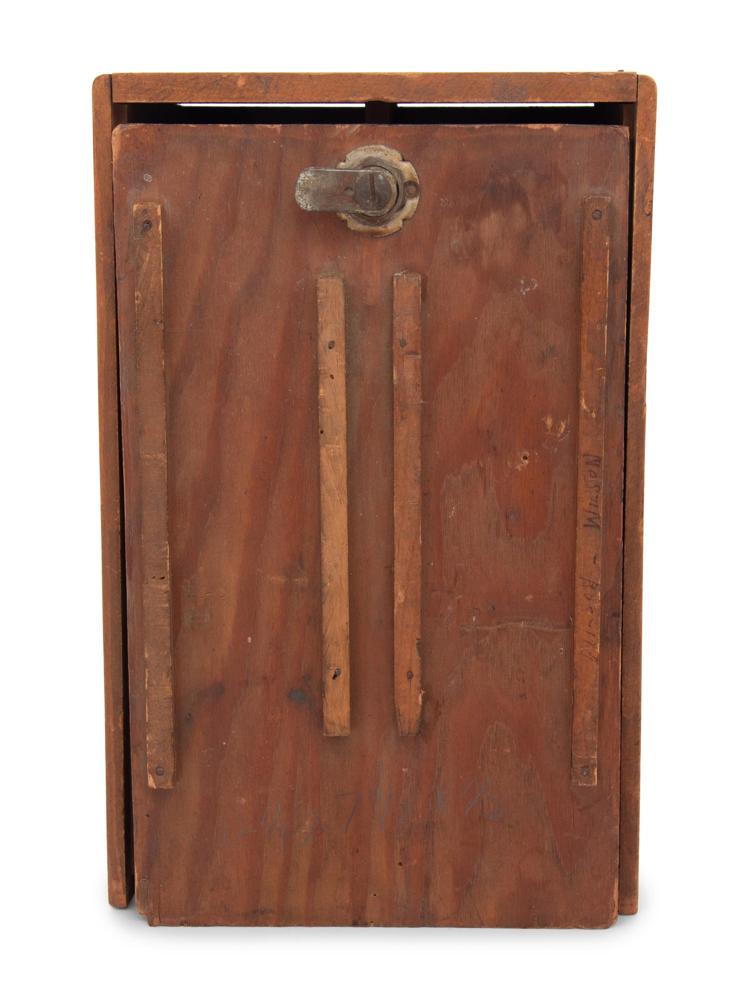 A Working 1940s Exhibit Co. Baseball Card Vending Machine,
